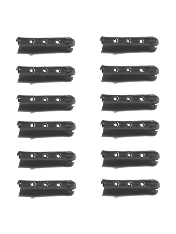 200 Pieces Gunmetal Shoe Lace Tips for Sneakers, Boots, Hoodies - Metal Ends for Easy Replacement