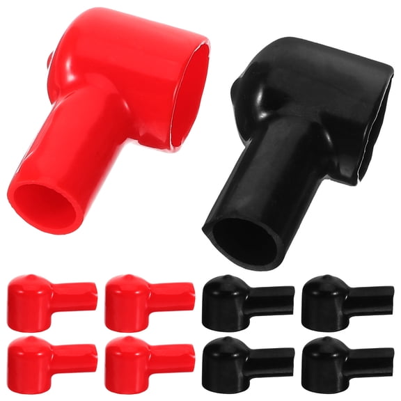 HAMPPLIES 20Pcs Battery Terminal Covers for Car PVC Insulating Protector Caps Reliable and Wear Resistant