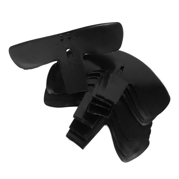 HAMPPLIES 20Pcs Black Cap Visor Insert Hat Support Replacement for Stable Shape Retention and Wind Resistance