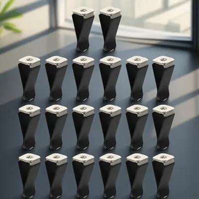 HAMPPLIES 20Pcs Black Car Clips Air Vent Diffuser Clips for Car Horizontal Vertical Vents