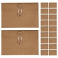 thumbnail image 1 of HAMPPLIES 20Pcs Large Brown Envelopes for Documents Rectangular Shape for Office Use, 1 of 8