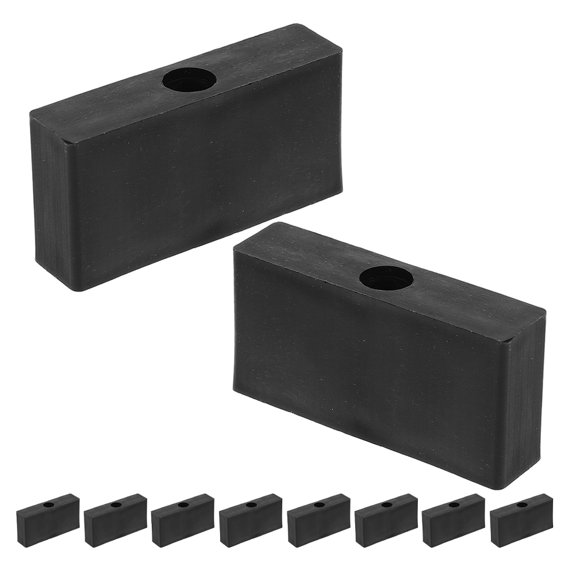 HAMPPLIES 20Pcs Sliding Door Stoppers Window Lock Limiters Compact Black Hardware