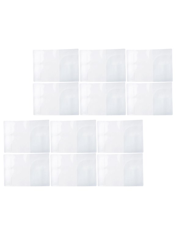 20-Piece Transparent PVC Holder Set, Travel Document Organizer with Card Pouch