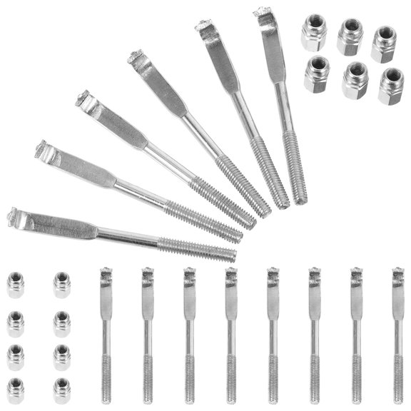 HAMPPLIES 24Pcs Small Banjo Hooks Metal Craftsmanship for Banjo Players and Music Lovers 5.5x5.5cm