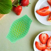 HAMPPLIES 290-Piece Foam Fruit Covers, Net Bags for Grapes, Mangoes, Pears, Green