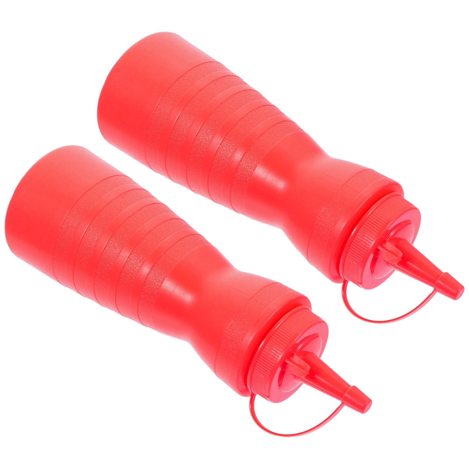 Condimate Red HAMPPLIES 2Pack Condiment Bottle Squeeze for Food Preparation 400ml Red ...