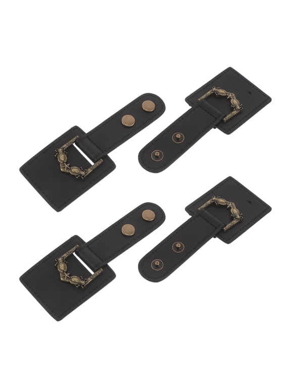 Black Metal Coat Toggle Buckle Stylish Fastener for Suits and Jackets