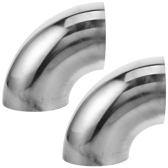 HAMPPLIES 2Pcs Adjustable Stainless Steel Elbow Fitting for Stair Handrail Connector