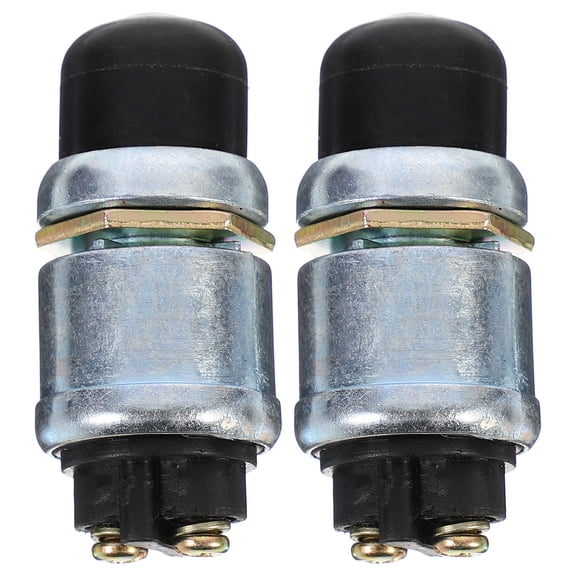 HAMPPLIES 2Pcs Aftermarket Horn Button Assorted Color Plastic Waterproof Vehicle Installation