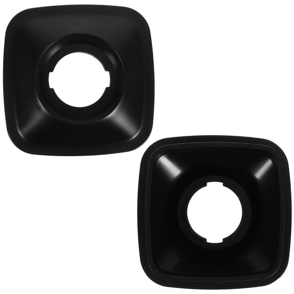 HAMPPLIES 2-Pack Black Blender Lid Replacement with Seal, Fits Multiple Models, Noise Reduction Feature Included