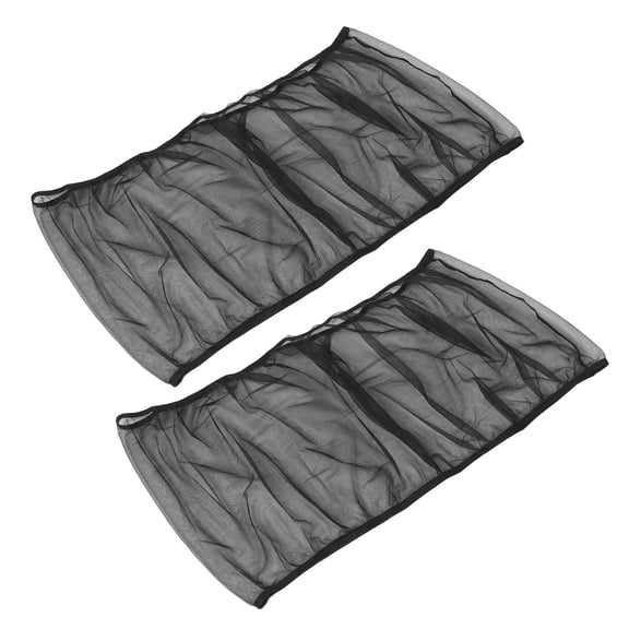 HAMPPLIES 2-Pack Breathable Black Mesh Birdcage Covers, Universal Protective Netting for Parrot, Canary and Small Bird Cages