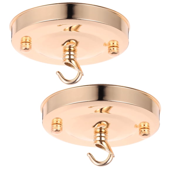 HAMPPLIES 2-Pack Decorative Ceiling Canopy Kit with Mounting Plate for Pendant Light Fixtures, Easy Install
