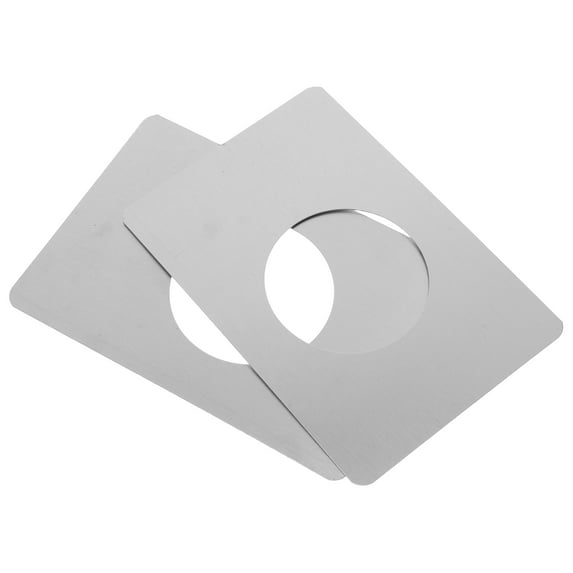 HAMPPLIES 2Pcs Door Reinforcement Plate for Wood Door Repair and Installation 13.00X9.00X0.20CM