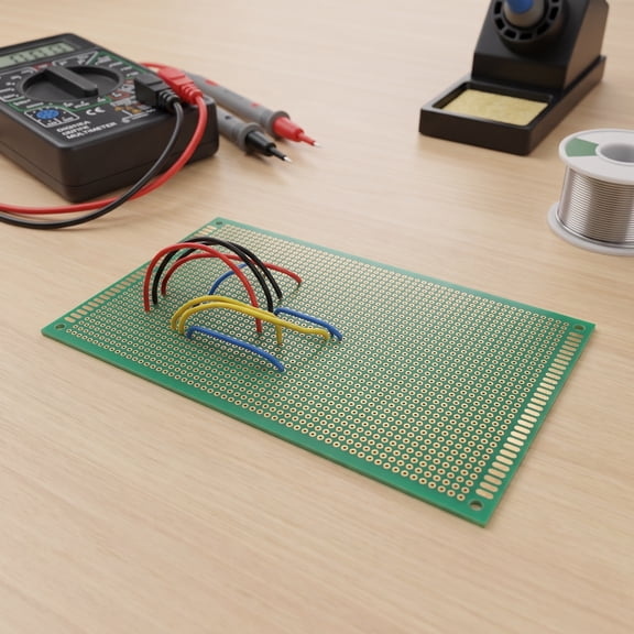 HAMPPLIES 2Pcs Double Sided Pcb Breadboard Kit Universal Design for Complex Circuits and Use