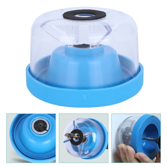 HAMPPLIES 2Pcs Drilling Dust Cover for Electric Drill Sky Blue ABS Engineering Tool