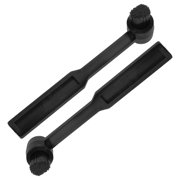 HAMPPLIES 2-Pack Vinyl Record Cleaning Brush with Anti-Static Bristles and Vintage Style for Easy Use and Maintenance