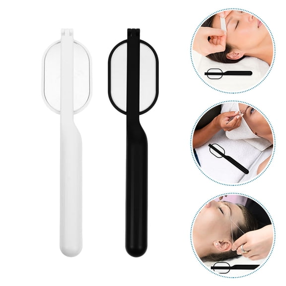 HAMPPLIES Lash Inspection Mirror Lightweight Portable Acrylic ABS for Makeup