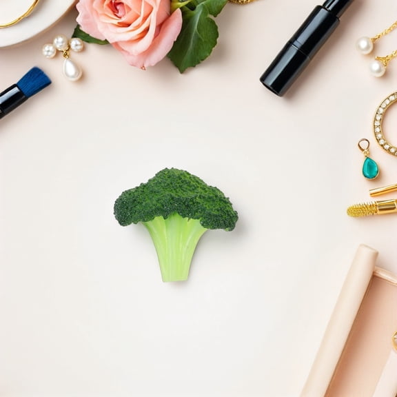 HAMPPLIES Freckle Applicator Set - Portable Freckle Maker with Realistic Green Vegetables