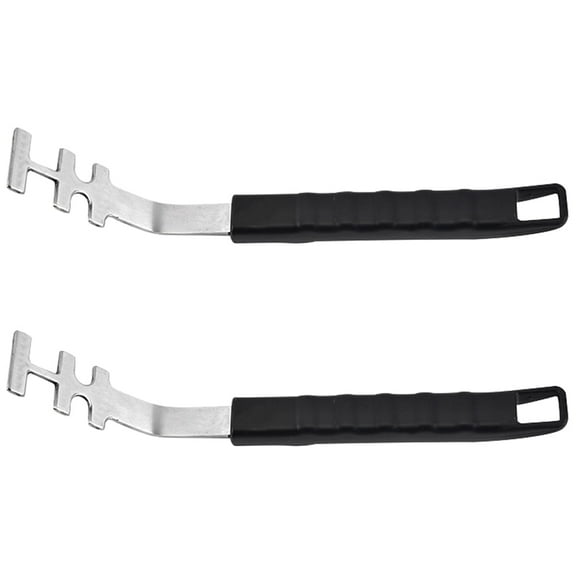 HAMPPLIES 2Pcs Grill Gripper for Kitchen Cooking and Baking 10.8X1.4in
