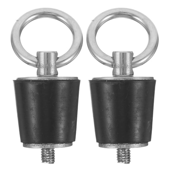 HAMPPLIES 2Pcs Marine Drain Plug with Pull Ring for Kayak and Small Watercraft Drainage Systems