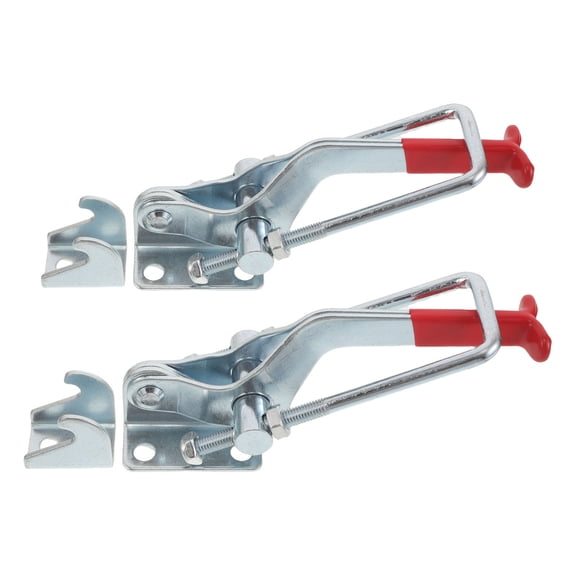 HAMPPLIES 2Pcs Quick Release Toggle Latch Clamp Corrosion Resistant Plated Silver