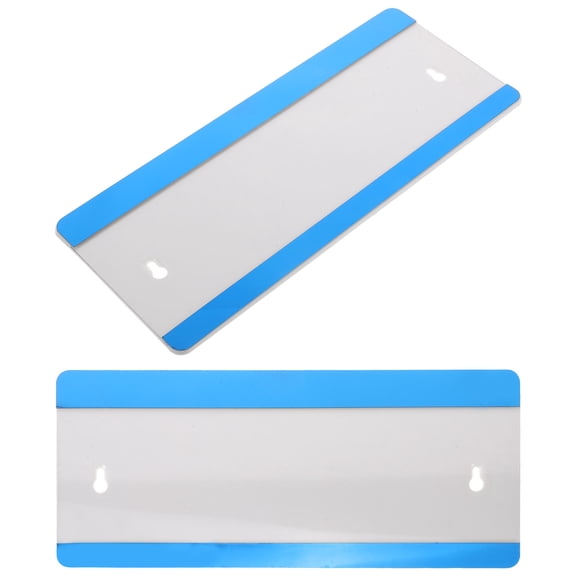 HAMPPLIES 2Pcs Modern Stainless Steel Office Door Placard with Self Adhesive for Home Office