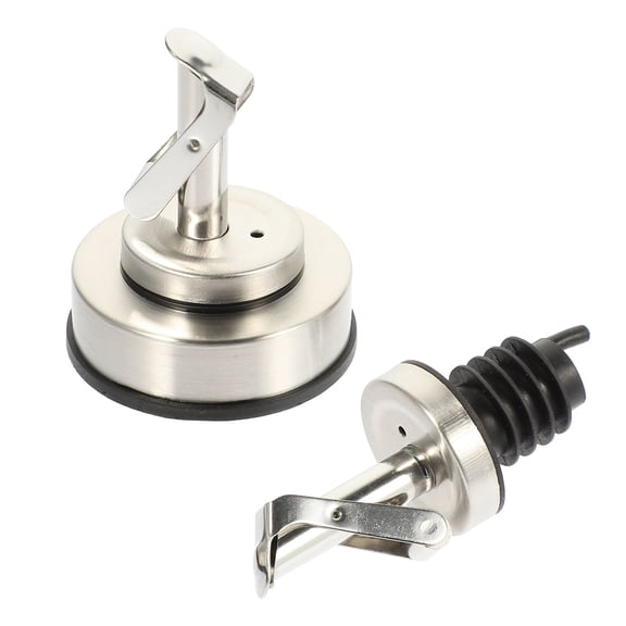HAMPPLIES 2Pcs Oil Bottle Stoppers for Kitchen Use Leakproof and
