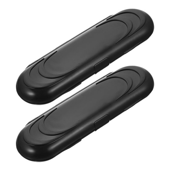 HAMPPLIES 2Pcs Portable Black Plastic Storage Box for Arrowhead Tips and Small Accessories
