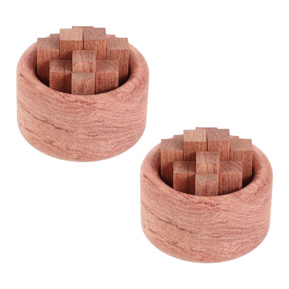 HAMPPLIES 2-Pack Quiet Wooden Diffuser, Portable Aromatherapy Diffuser for Home, Office, Bedroom