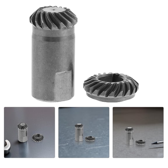 HAMPPLIES 2-Piece RC Car Differential Gear Set with Steel Pinion High Torque for Off-Road and Racing Performance