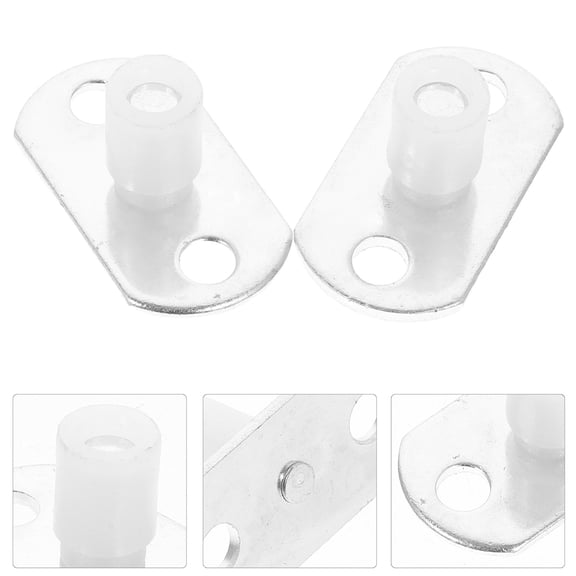 HAMPPLIES 2Pcs Sliding Door Guide Kit ABS Prevent Side Swinging for Doors and Cabinets