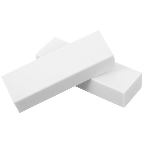 HAMPPLIES 2Pcs Sneaker Erasers Compact White Rubber Stain Removal for Sneakers Suede Shoes Travel Daily Use