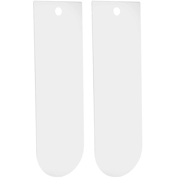 HAMPPLIES 2-Pack Acrylic Sock Stretchers and Hangers for Drying, Transparent Display Tools for Retail and Home Use