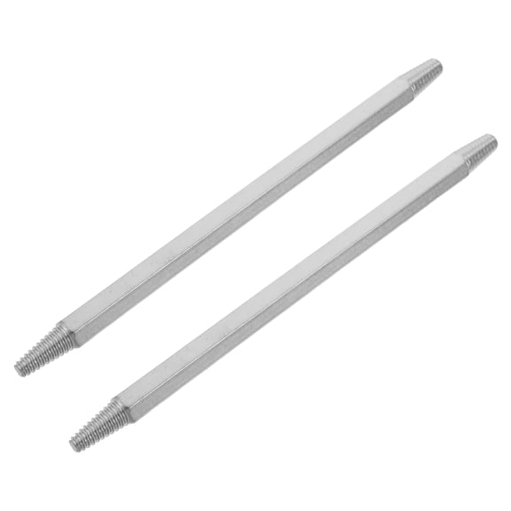 HAMPPLIES 2Pcs Spark Plug Remover Tool Kit Plated Silver Steel Extractor Set for Car Truck Engine Repair