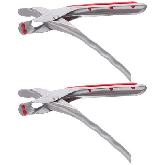 HAMPPLIES Set of 2 Stainless Steel Bowl Lifter Clips for Kitchen Pot and Plate Handling