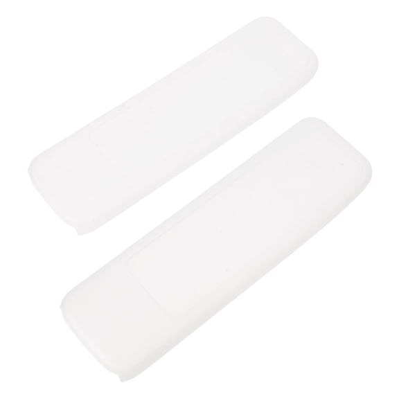 HAMPPLIES 2Pcs Full Body Transparent Silicone Remote Protector Cover for Living Room Use