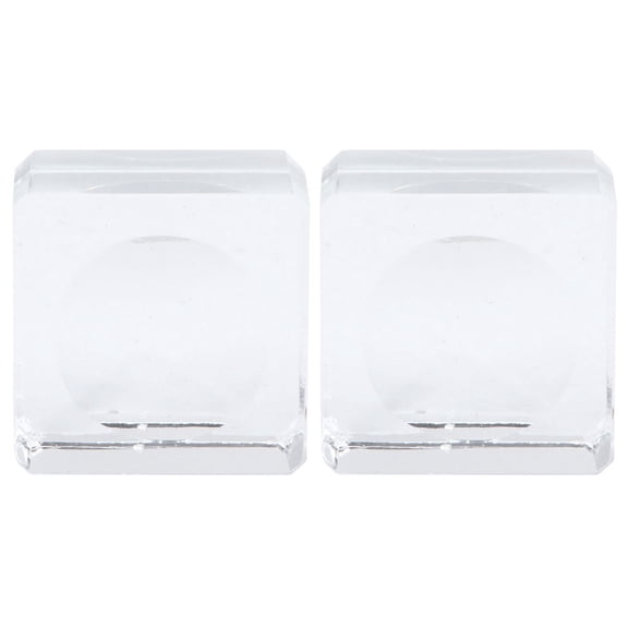 HAMPPLIES 2Pcs Transparent Crystal Holder Sphere Stand Display Base for Home Decoration