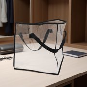 HAMPPLIES 2-Pack Closet Hanger Organizer Bags with Handles for Convenient Storage and Easy Transport