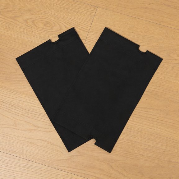 HAMPPLIES 2Pcs Universal Folding Chair Replacement Fabric Black Waterproof Portable Camp Cloth