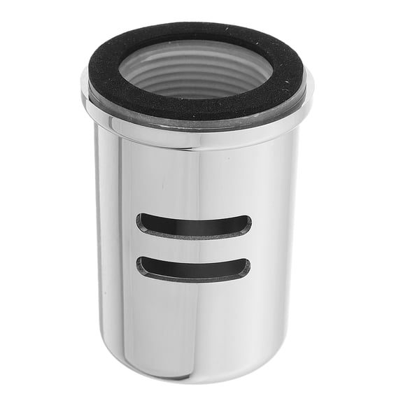 HAMPPLIES 2Pcs Universal Plated Silver Plastic Dishwasher Drain Vent Cap for Under Sink Overflow Control