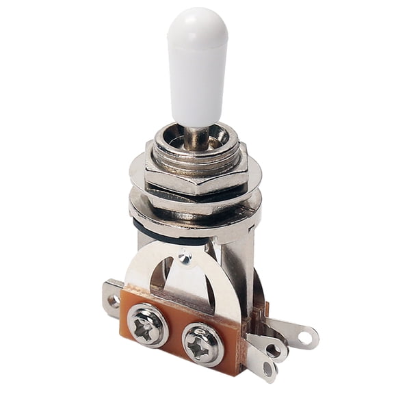 HAMPPLIES 2Pcs Way Guitar Toggle Switch Plastic for Electric Guitar Pickup