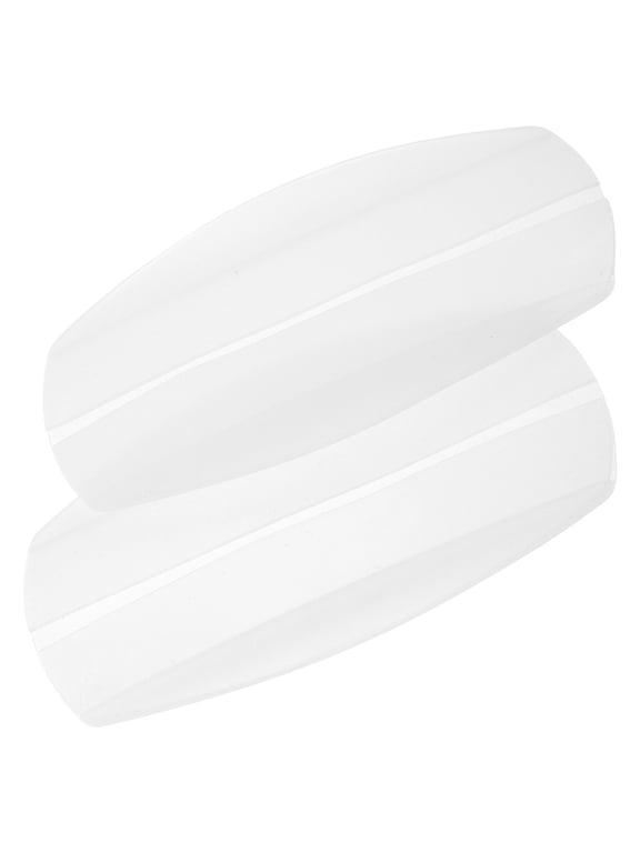 2-Pack White Silicone Bra Strap Cushions, and Washable Shoulder Pads for Comfortable Everyday Wear
