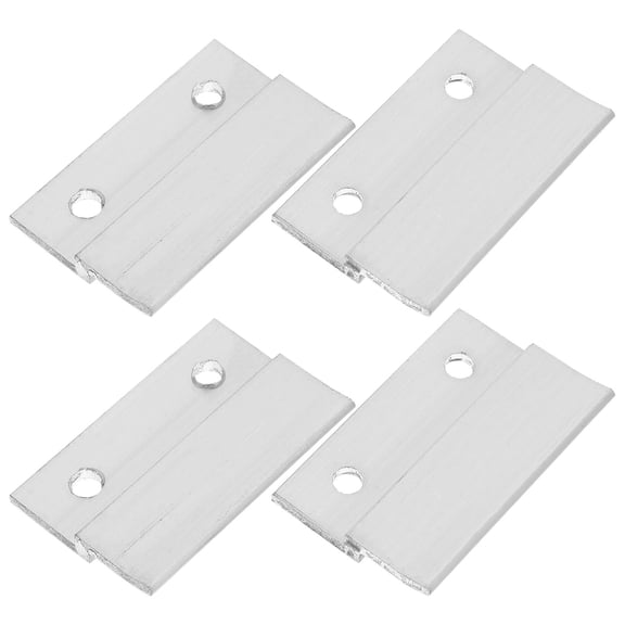 HAMPPLIES 2Set Aluminum French Cleat Picture Frame Hanger with Interlocking Z Bracket for Shelf and Mirror