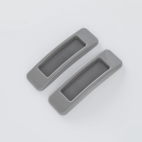 HAMPPLIES 2Sets Glass Window Handle with Strong Bearing Capacity and Easy Use in Dark Grey