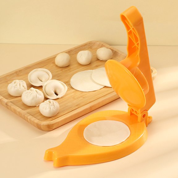 HAMPPLIES 2pcs Dumpling Wrapper Presser Pp Manual Dough Mold with Handle