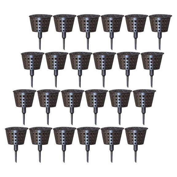 HAMPPLIES 30Pcs Bonsai Fertilization Basket Plastic Planting Nutrition Cups Automatic Fertilization 4.7X1.2X1.2In
