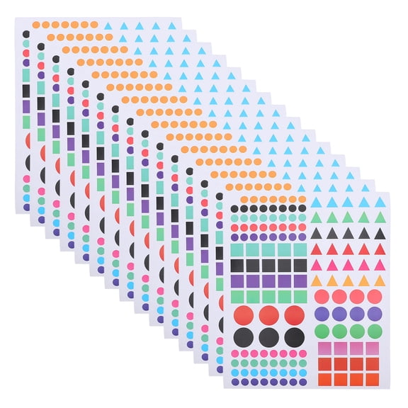 HAMPPLIES Location Markers Multi Colored Map Stickers for Travel Planning 30Sheets