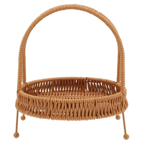 HAMPPLIES Imitation Rattan Wicker Storage Baskets Design Housewarming present 1Set 8.3x7.5in