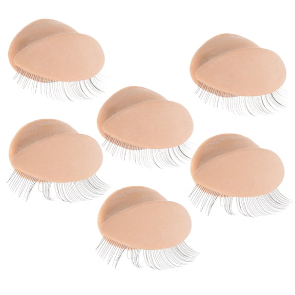 HAMPPLIES 3Pairs Practice Eyelids for Eyelash Extensions Removable and Easy to Use Multi Color