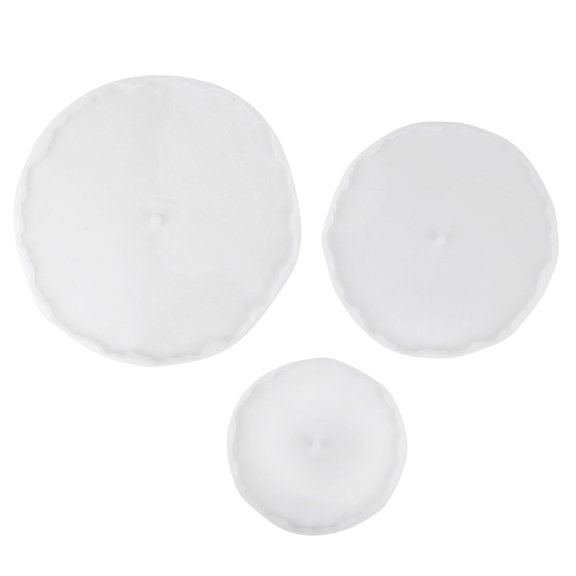 HAMPPLIES 3Pcs Durable Silicone Mold for DIY Crystal Drop Epoxy Tableware Making At Home